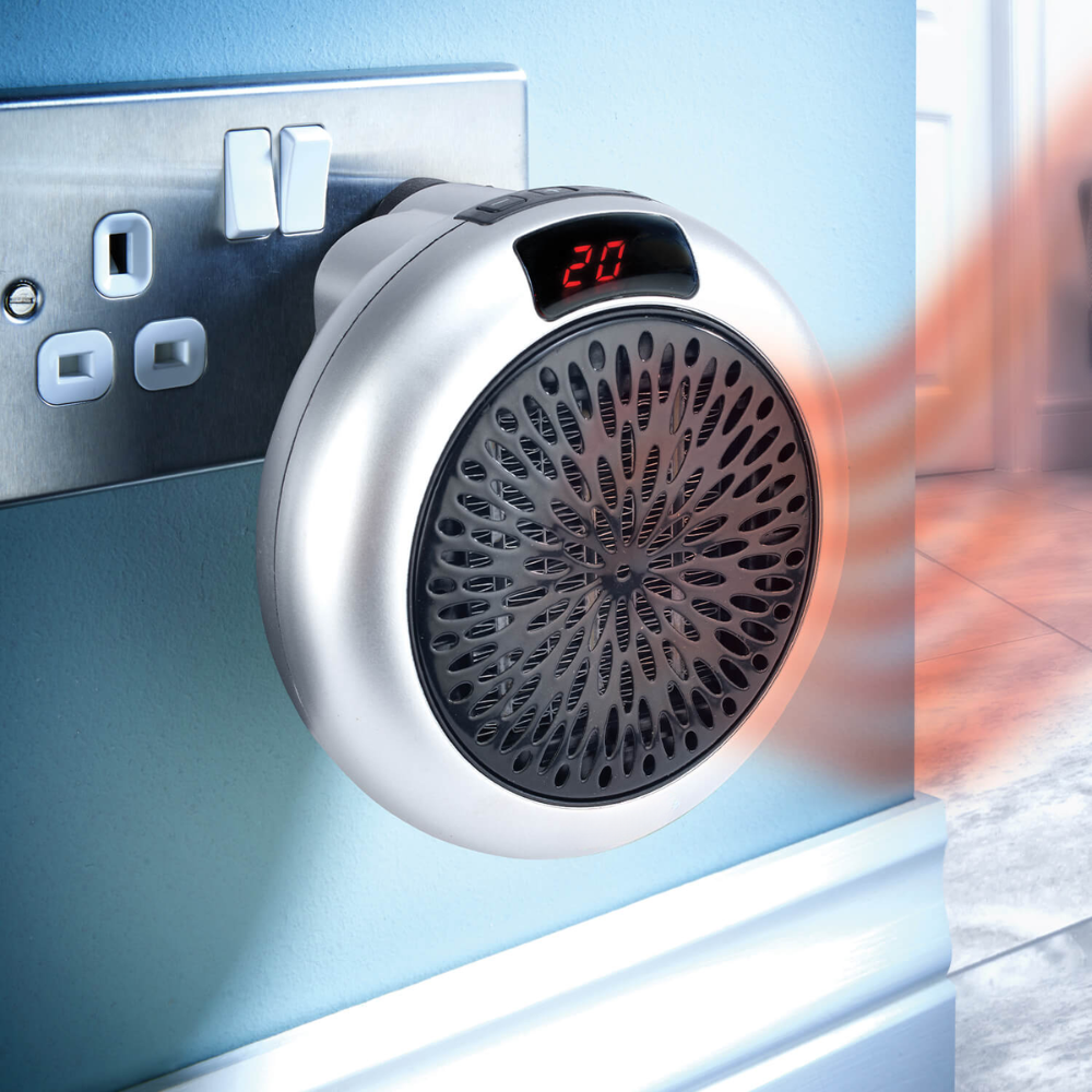 Compact Energy Efficient Space Heater with Thermostat - Halri