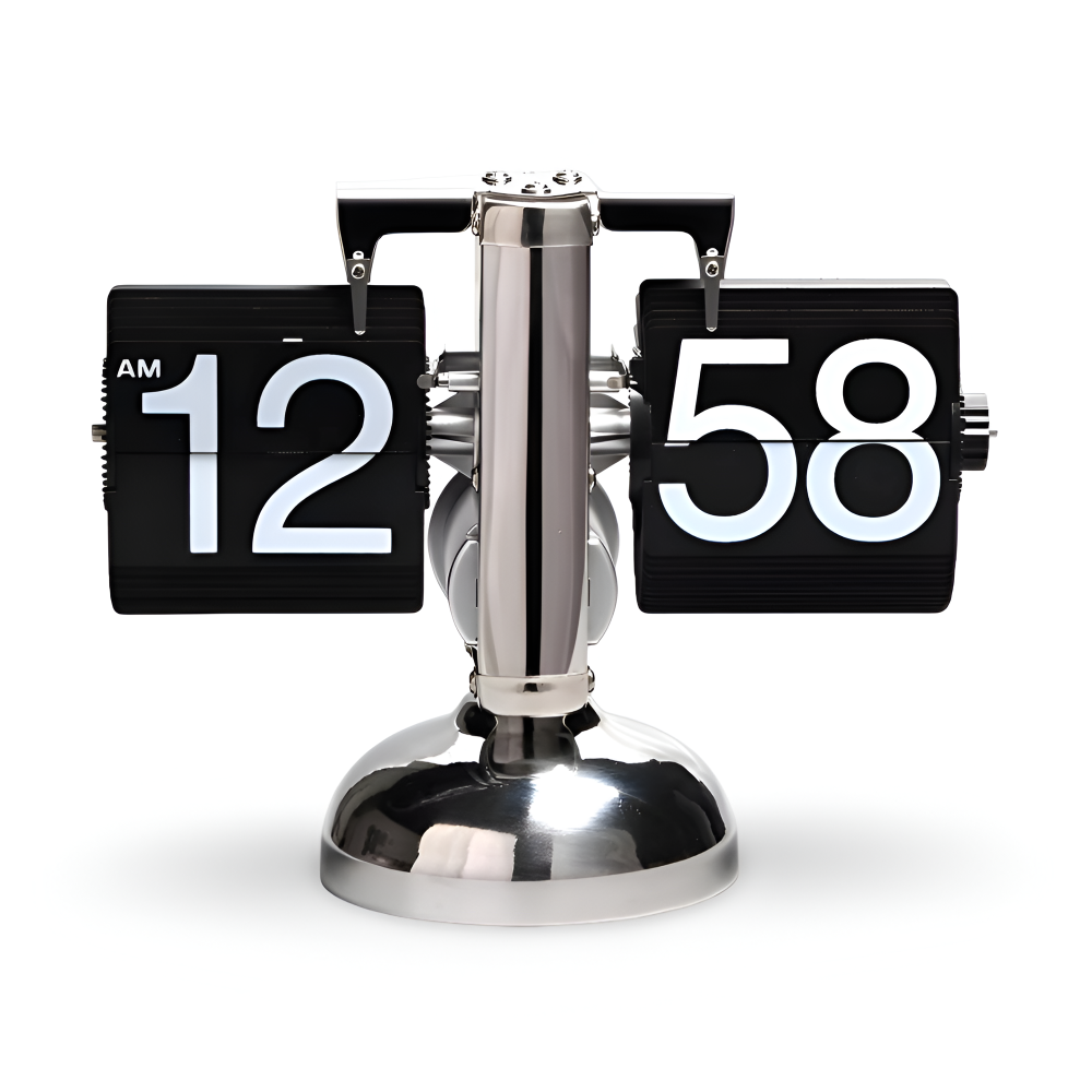 Simple Flip Clock with Automatic Flip Mechanism - Halri