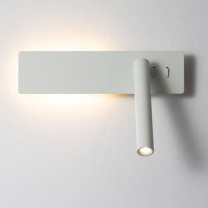 Minimalist Rotating LED Wall Sconce Lamp – Modern Aluminum Wall Light for Hallway and Living Room 3