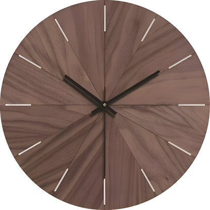 Simple Wood Wall Clock – Quiet Modern Home Clock - Halri