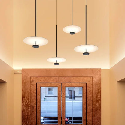 Stylish Circular Pendant Light Fixture - Halri