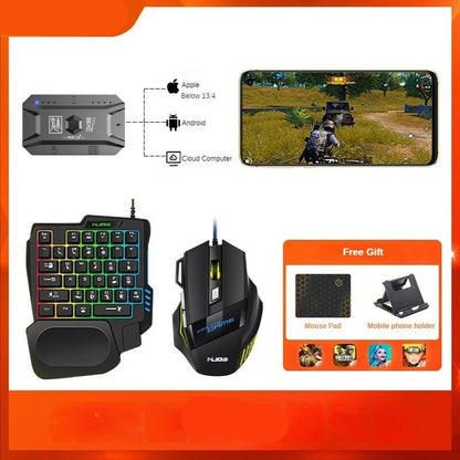 Wireless Gaming Keyboard Mouse Bluetooth Adapter