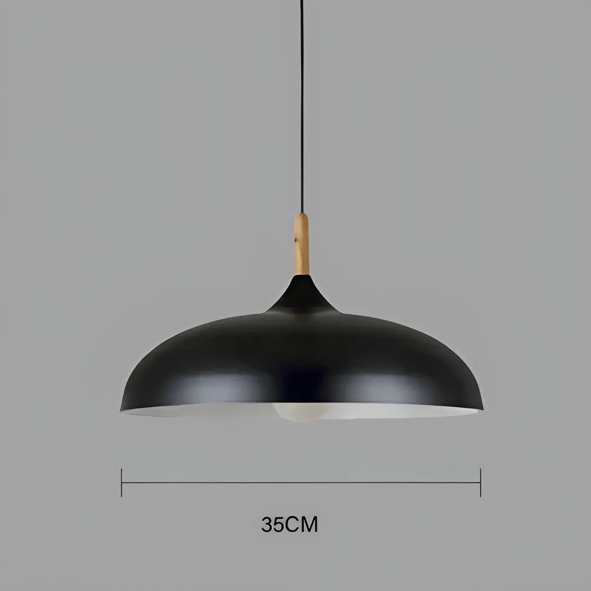 Modern Oak LED Ceiling Light Fixture