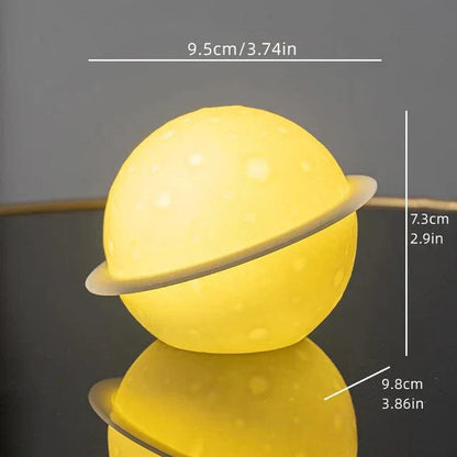 Colorful Space Theme Lamp with Glow Planet Figure - Halri