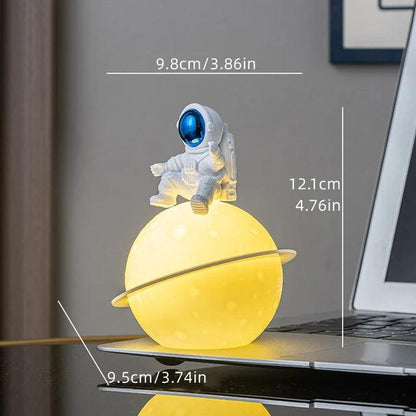 Colorful Space Theme Lamp with Glow Planet Figure