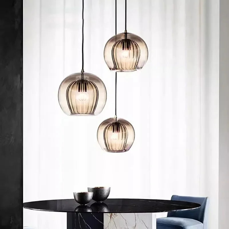 Stylish Glass Pendant Ceiling Light - Halri