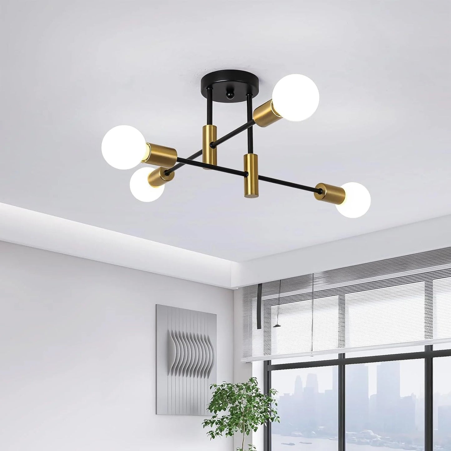 Modern Nordic Multiple Blubs Ceiling Light