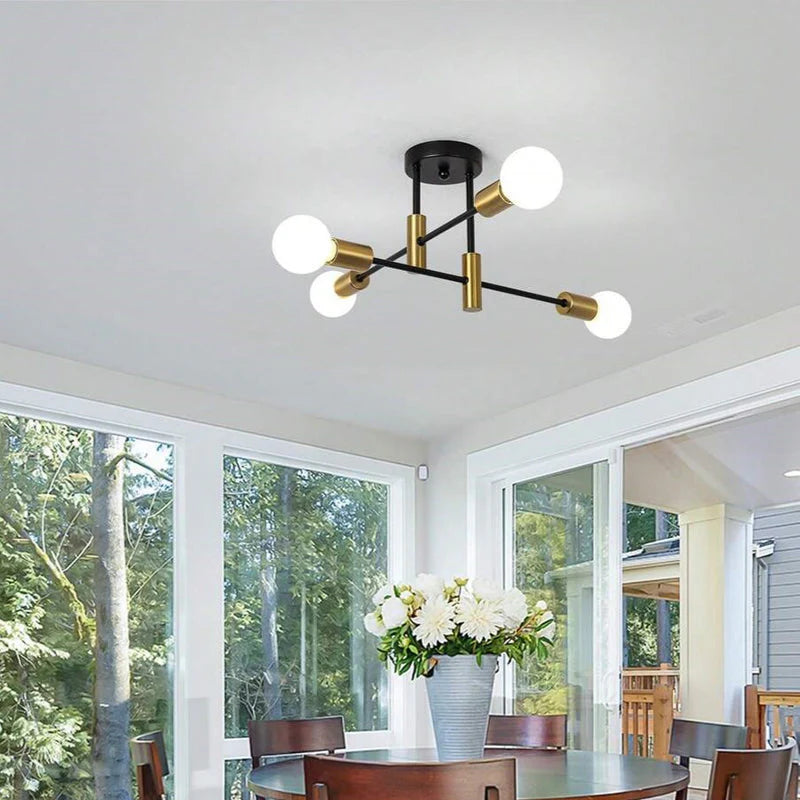 Modern Nordic Multiple Blubs Ceiling Light