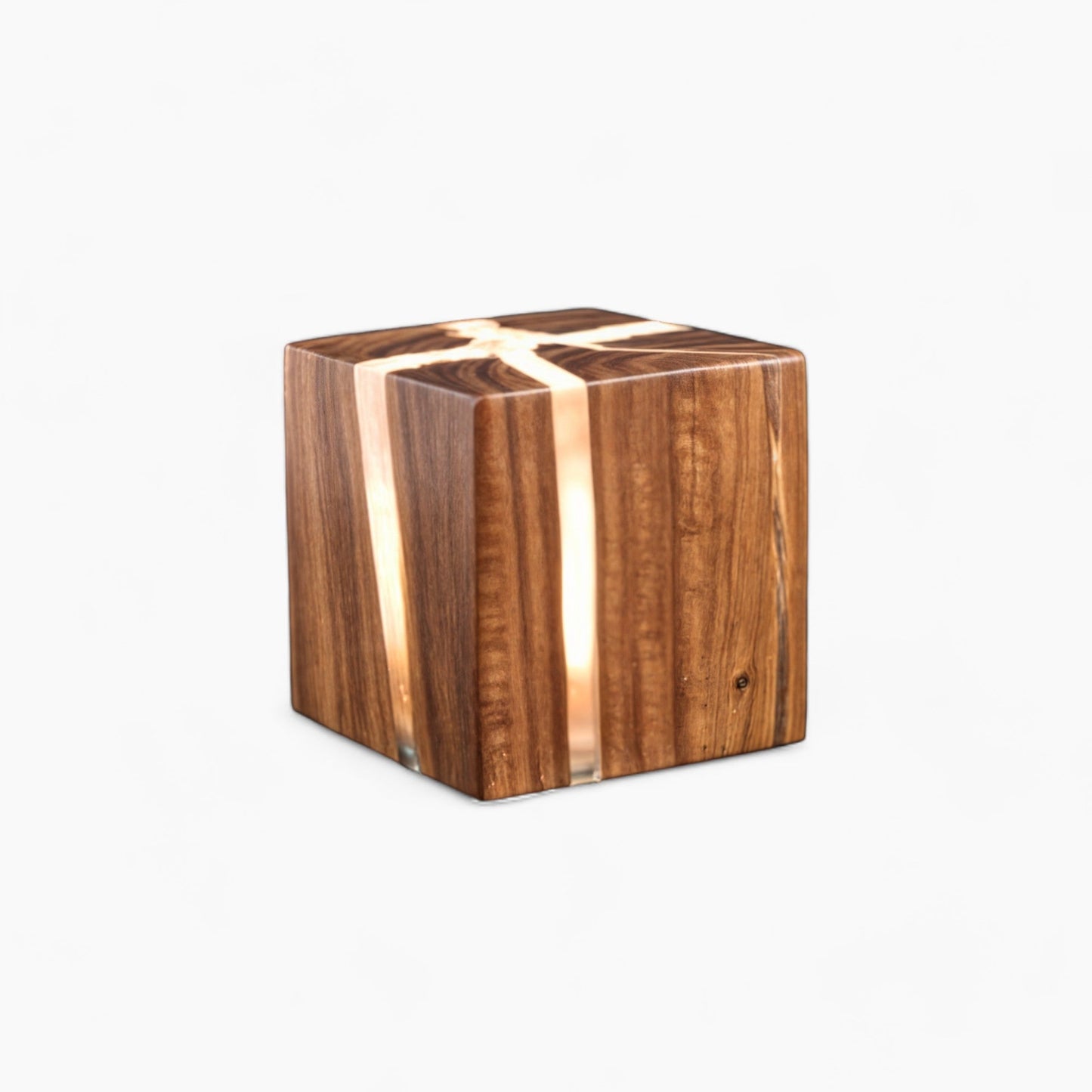 Modern Crackling Wood Table Lamp – Energy Efficient LED Bedside Lamp for Cozy Ambiance, Compact Design for Bedroom or Desk 5