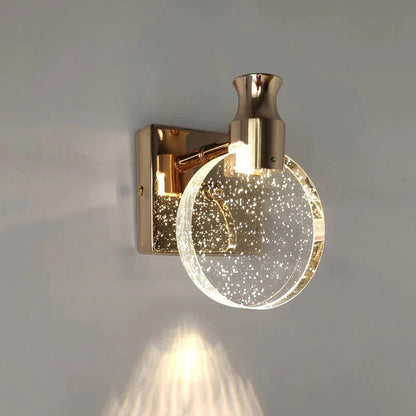 Contemporary Glass LED Wall Light for Home - Halri