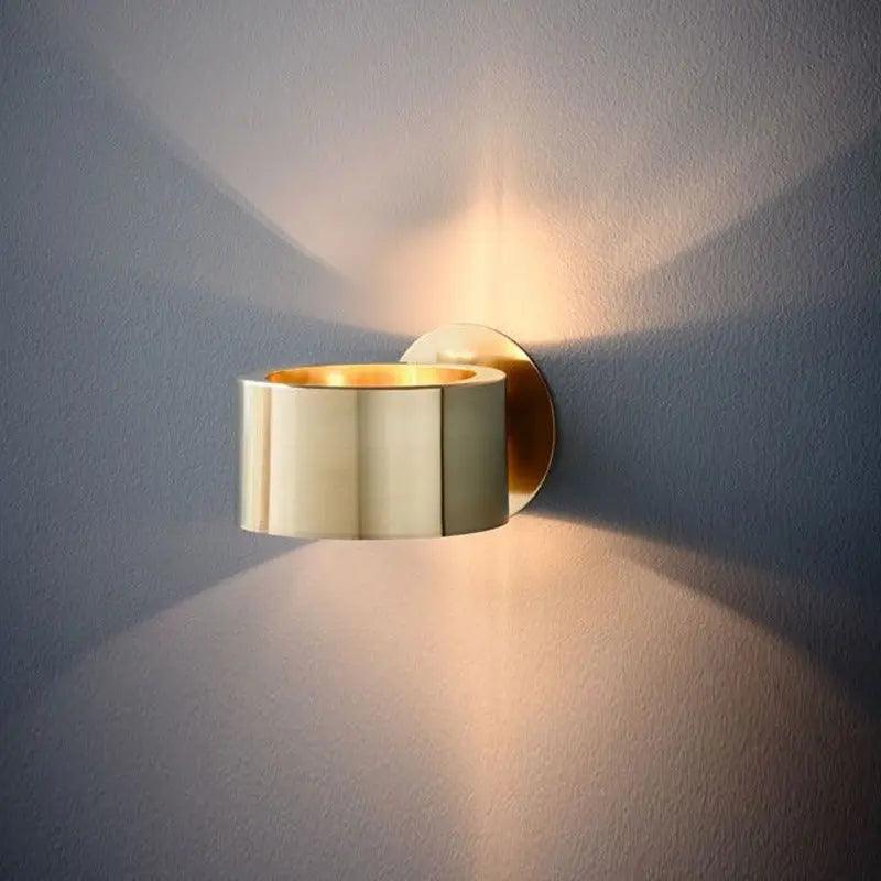 Modern Iron Wall Light in Black and Gold Finish – Up/Down Wall Lamp for Living Room and Office Sconces 2