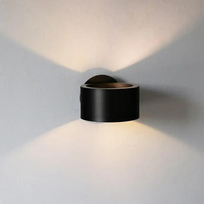 Modern Iron Wall Light in Black and Gold Finish – Up/Down Wall Lamp for Living Room and Office Sconces 3