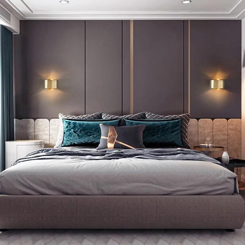 Modern Iron Wall Light in Black and Gold Finish – Up/Down Wall Lamp for Living Room and Office Sconces 6