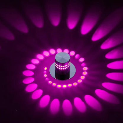 Modern LED Color-Changing Wall Light Fixture for Hallways and Corridors - Smart Remote Control, Energy-Efficient Design 4