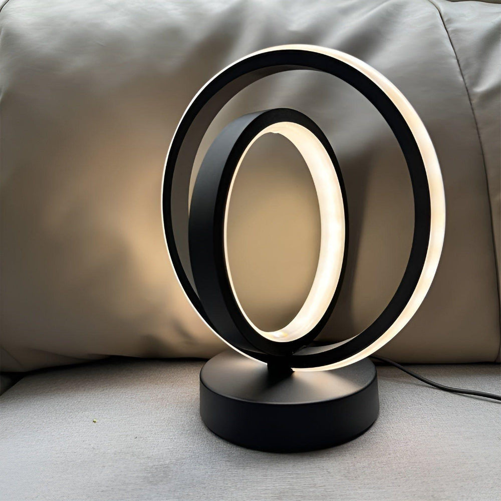 Modern LED Table Lamp with Adjustable Arm, Dimmable Brightness, Metal Desk Lamp for Home or Office 2