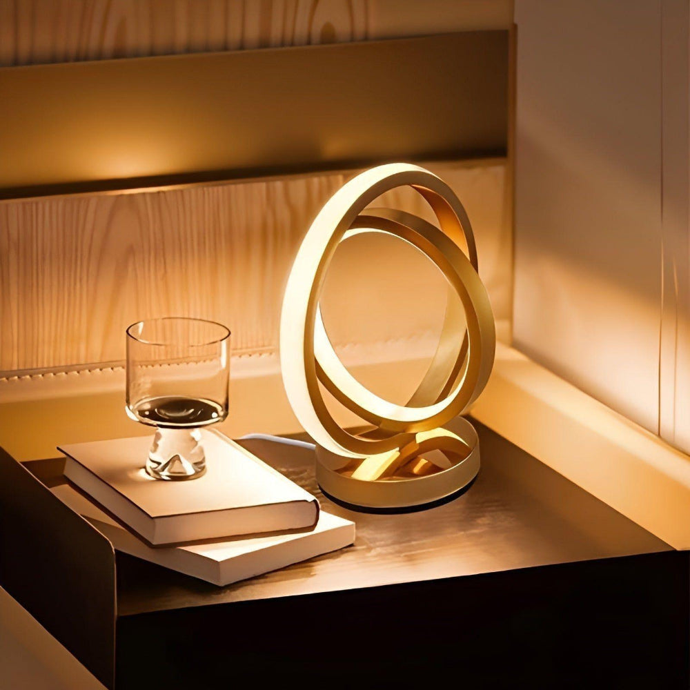 Modern LED Table Lamp with Adjustable Arm, Dimmable Brightness, Metal Desk Lamp for Home or Office 4