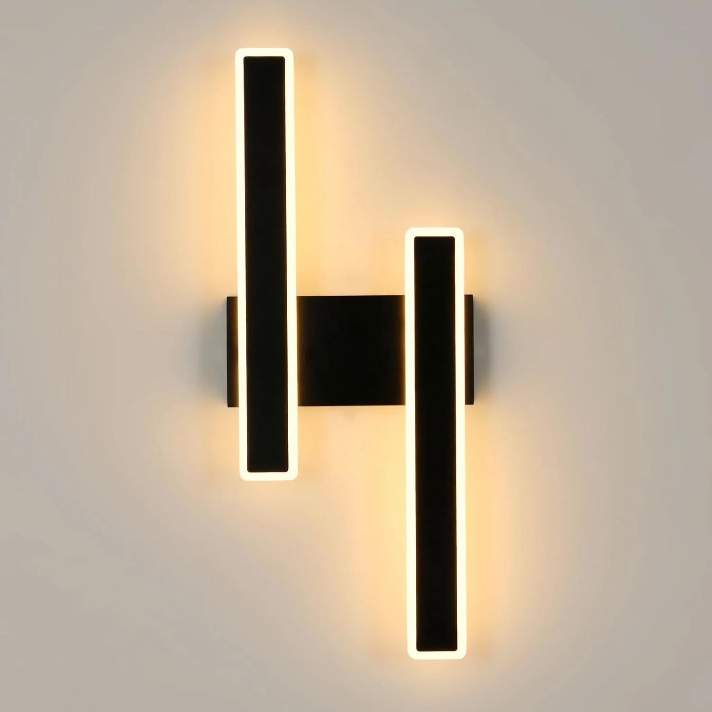 Stylish Black LED Wall Sconce - Halri