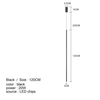 Modern Linear LED Pendant Light