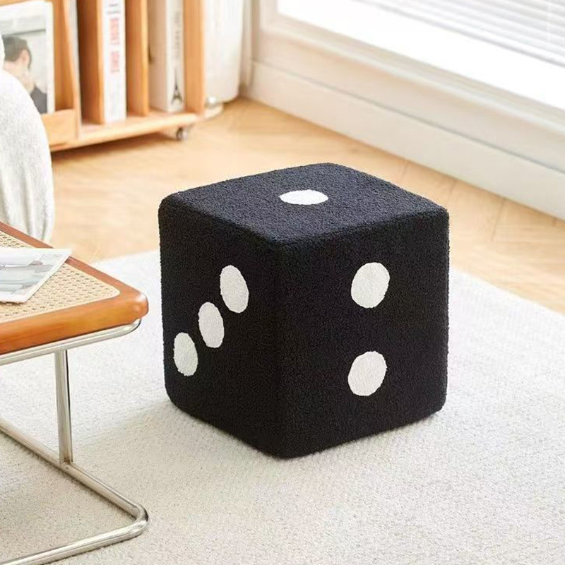Soft Plush Square Storage Ottoman Footstool - Halri