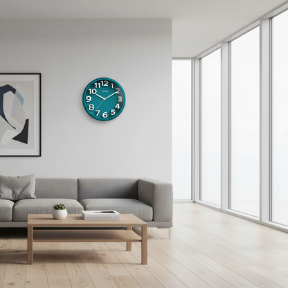 Simple Silent Round Wall Clock - Halri