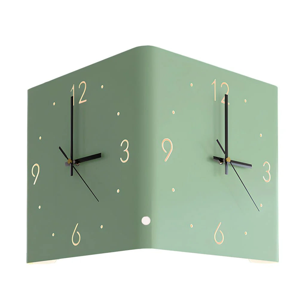 Modern Square LED Wall Clock with Auto-Sensor Lighting – Minimalist Design for Bedrooms and Hallways 11