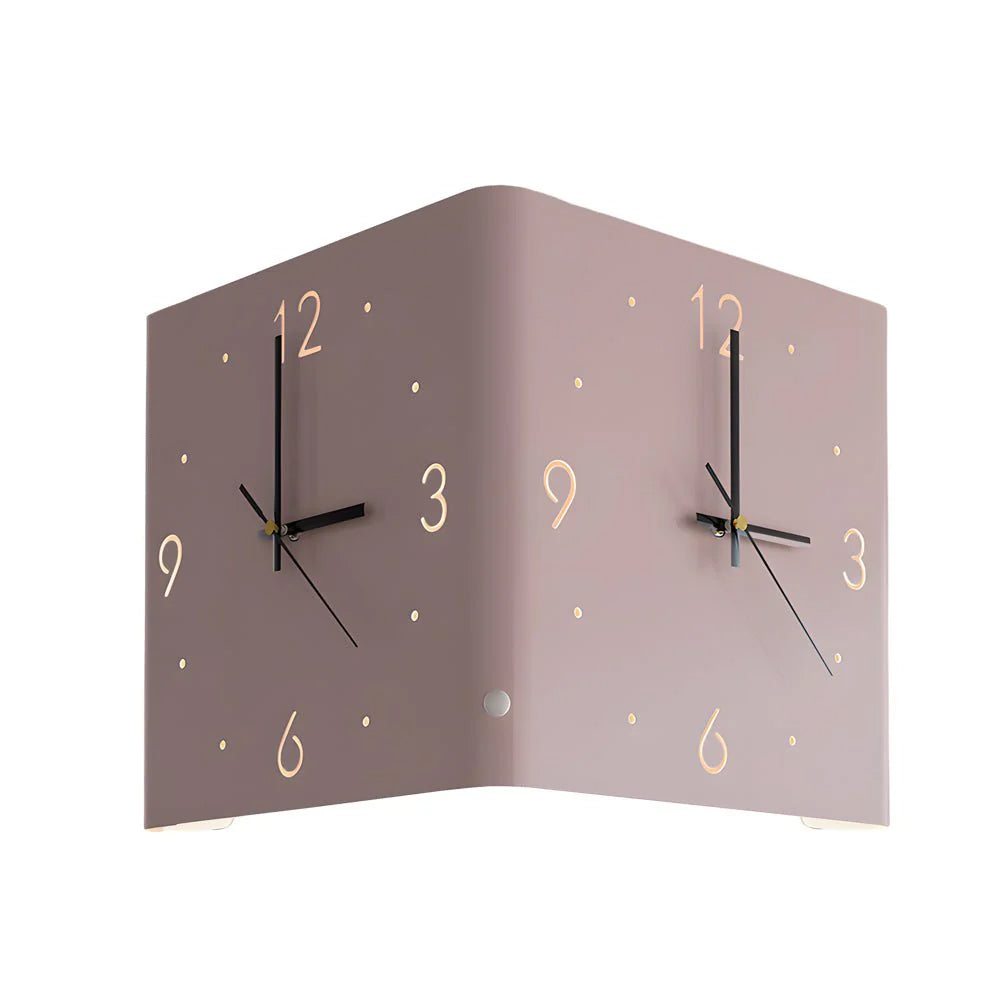 Modern Square LED Wall Clock with Auto-Sensor Lighting – Minimalist Design for Bedrooms and Hallways 15