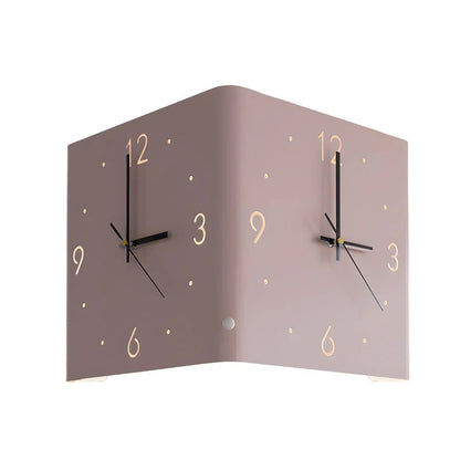 Modern Square LED Wall Clock with Auto-Sensor Lighting – Minimalist Design for Bedrooms and Hallways 15