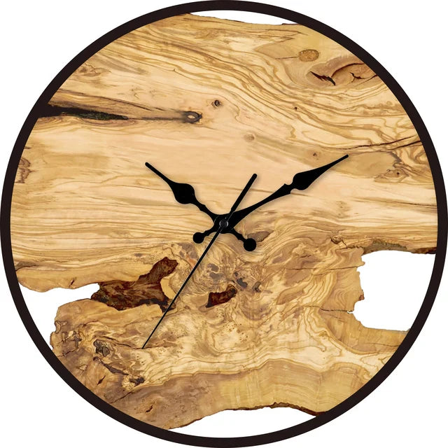 Clear Glass Wall Clock - Elegant Home Decoration - Halri