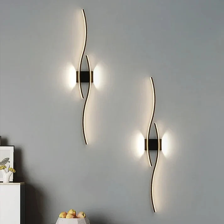 Slim LED Wall Lamp, 60x15cm, Soft Warm White Lighting - Halri