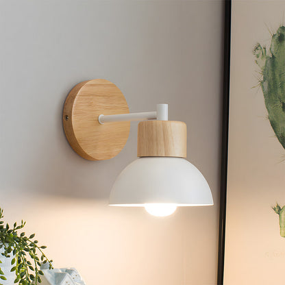 Rustic Wood Wall Sconce - Halri