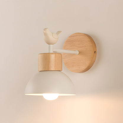 Modern Wooden Wall Light – Creative Wall Sconce for Bedroom and Living Room, High-Quality Iron and Wood Design 1