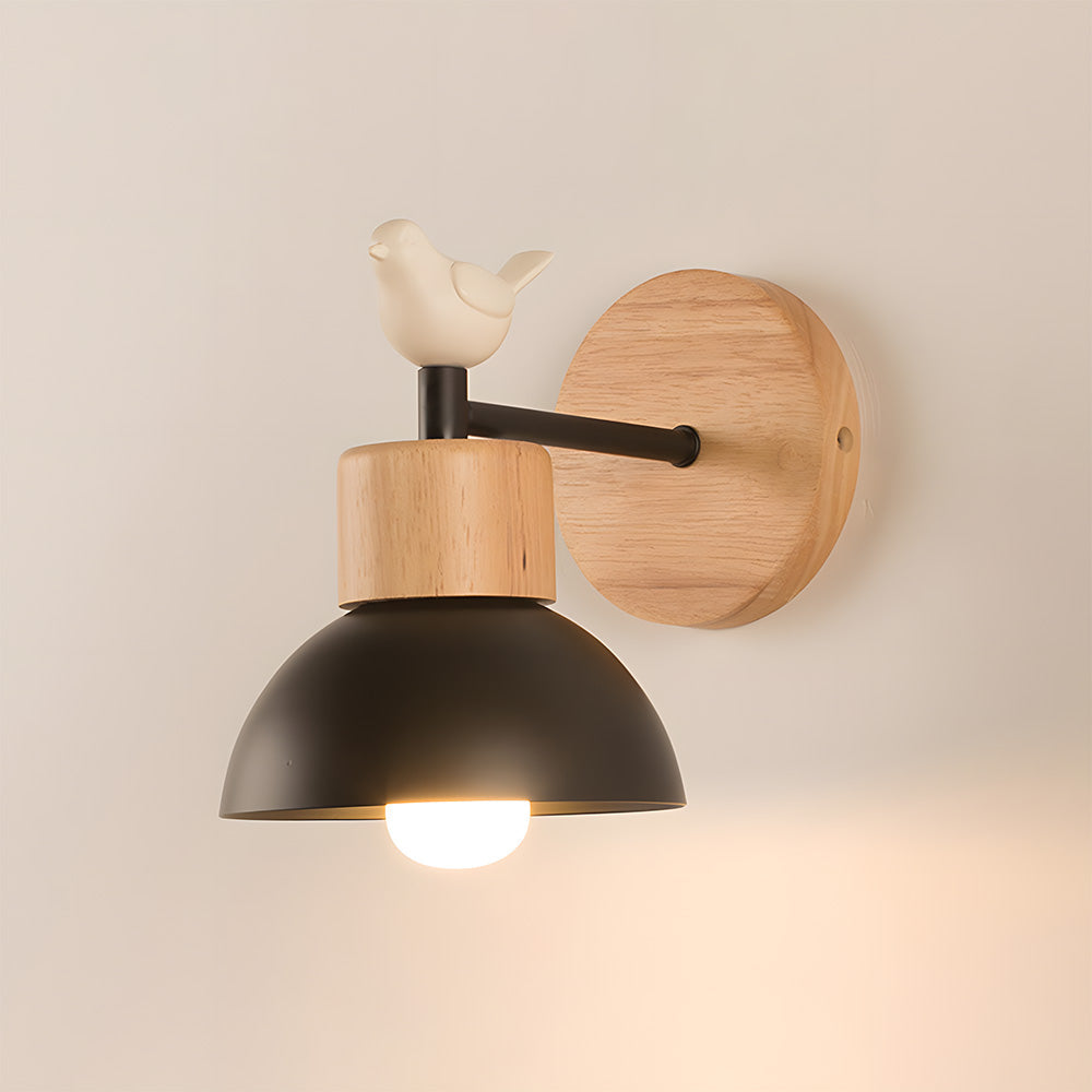 Modern Wooden Wall Light – Creative Wall Sconce for Bedroom and Living Room, High-Quality Iron and Wood Design 10