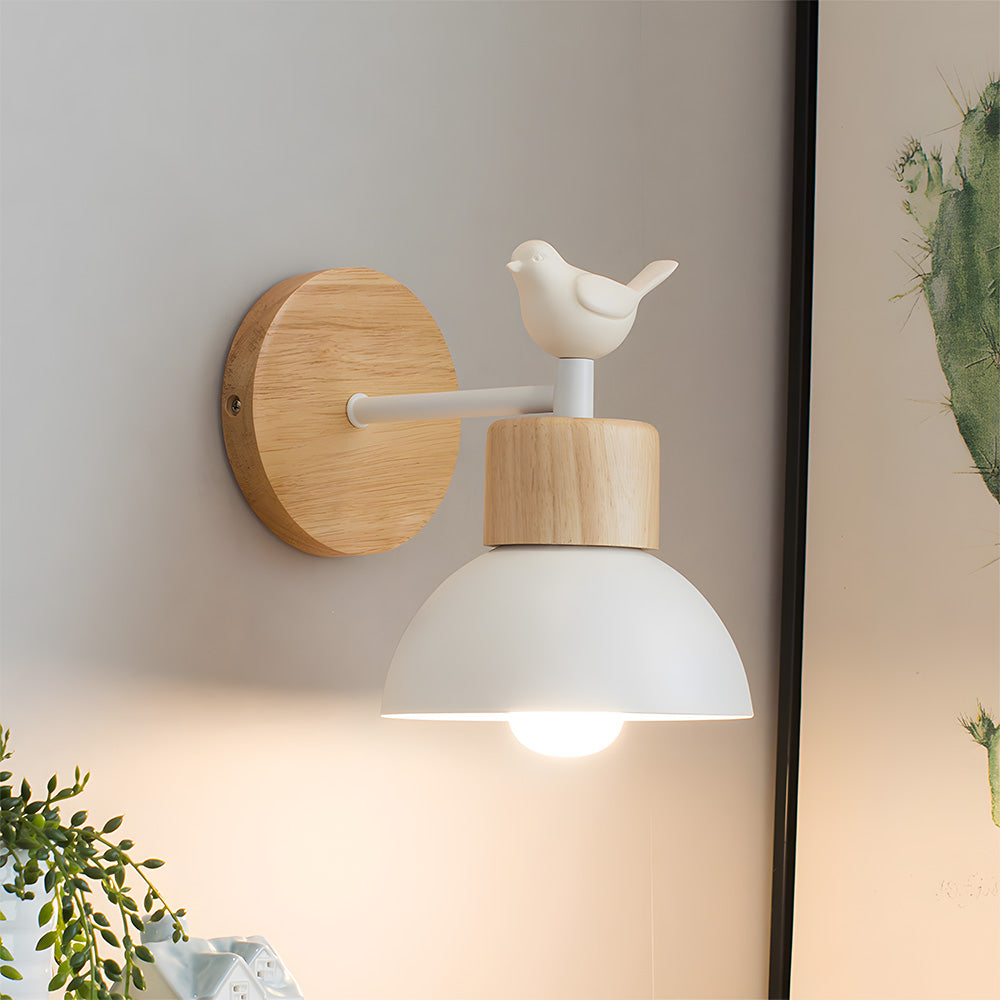 Modern Wooden Wall Light – Creative Wall Sconce for Bedroom and Living Room, High-Quality Iron and Wood Design 3
