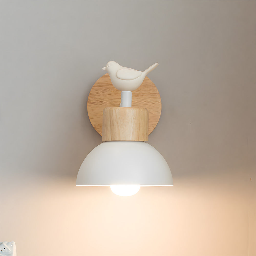 Modern Wooden Wall Light – Creative Wall Sconce for Bedroom and Living Room, High-Quality Iron and Wood Design 4