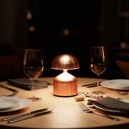Modern Wrought Iron Table Lamp – Dimmable and Rechargeable with Customizable Illumination 4