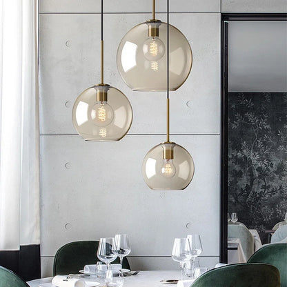 Stylish Nordic Glass Pendant Lamp - Halri