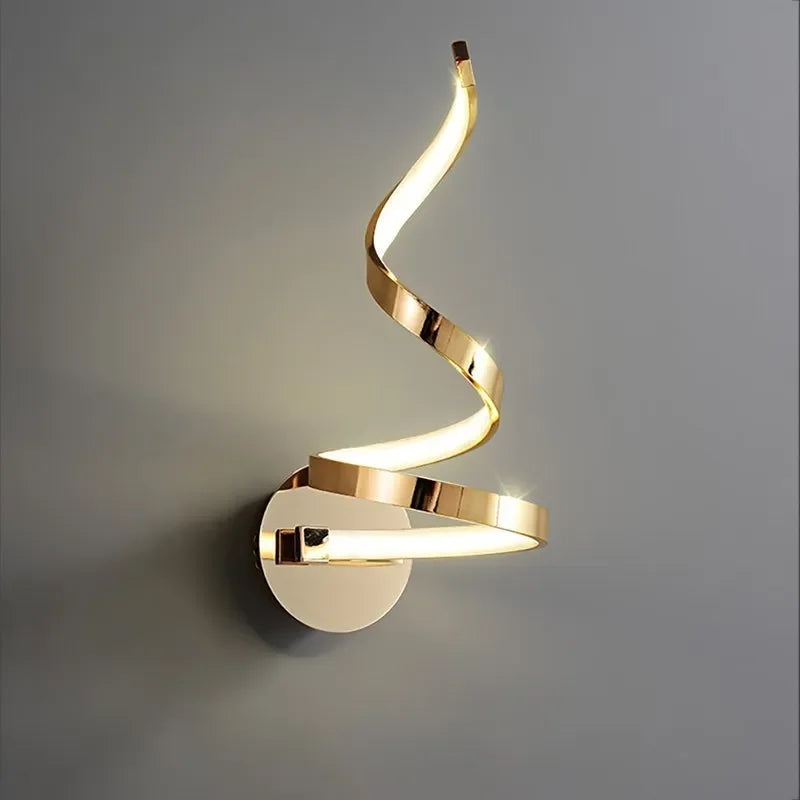 Modern Spiral LED Wall Lamp - Halri