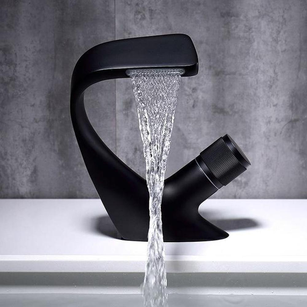 Luxury Brass Waterfall Basin Mixer Tap - Halri