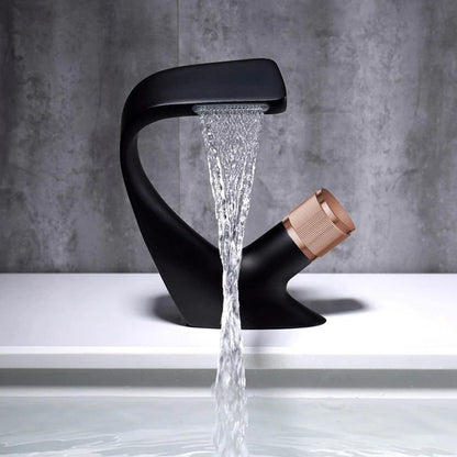 Luxury Brass Waterfall Basin Mixer Tap