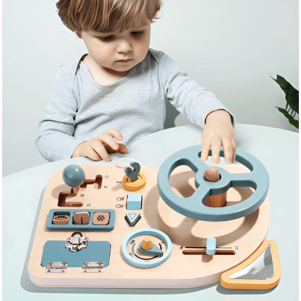 Natural Wood Learning Push Car for Kids - Halri