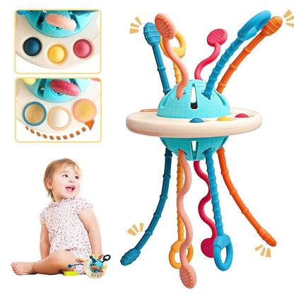 Colorful Baby Toy with Fun UFO Shape and Interactive Play - Halri