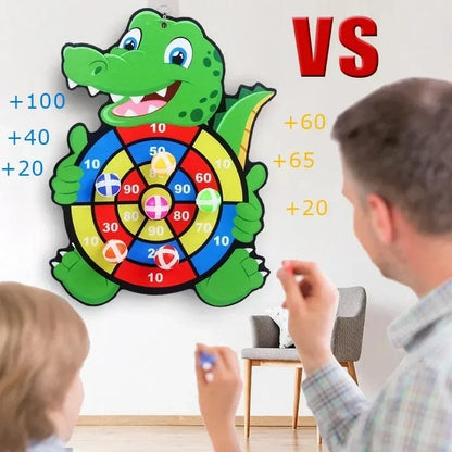 Montessori Throw Sport with Colorful Animal-Themed Dartboards, Improves Coordination, Safe for Ages 1+