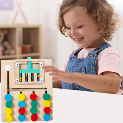 Educational Wood Shape Sorting Game for Kids - Halri