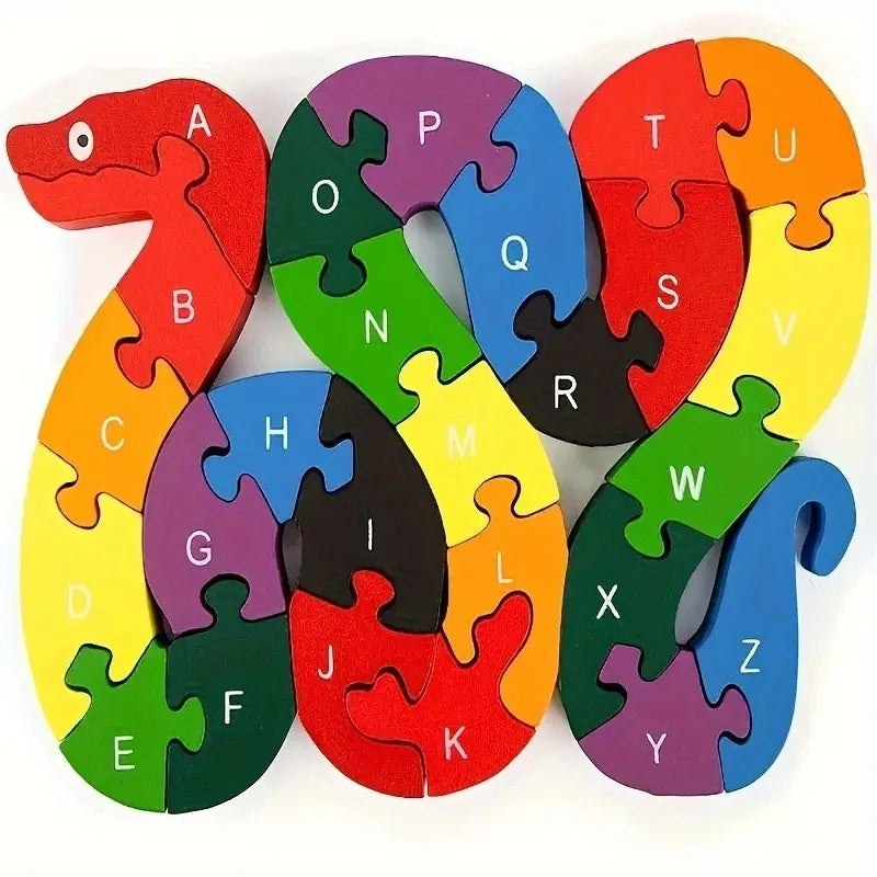 Educational Wood Learning Puzzle for Kids Ages 3+ - Halri