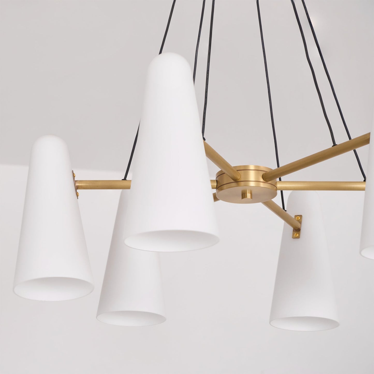 Elegant LED Pendant Light with Clear Glass Drops