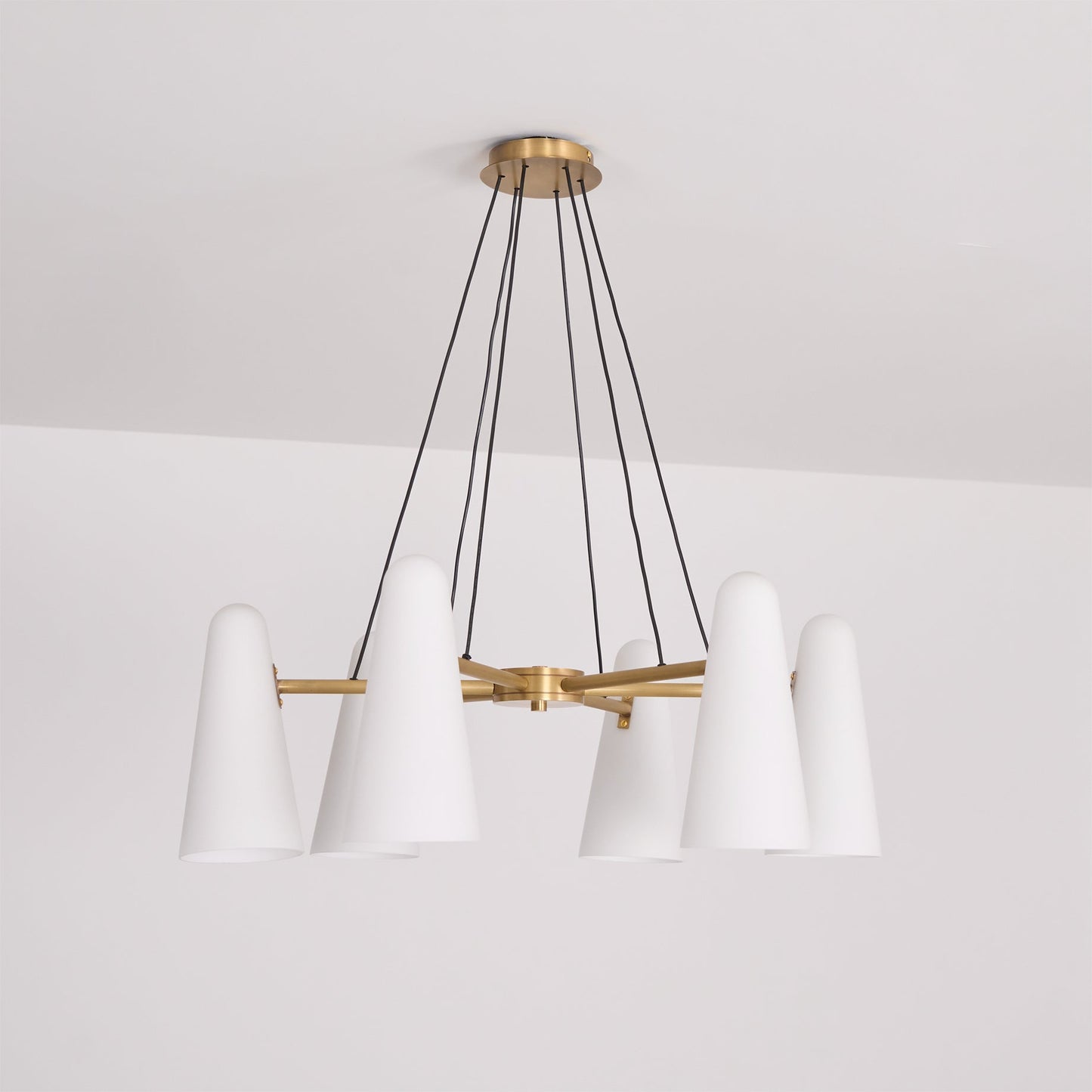 Elegant LED Pendant Light with Clear Glass Drops