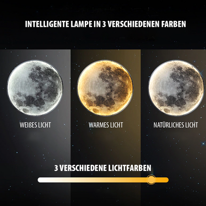 Soft Glow Moon Wall Lamp for Bedroom Ambient Lighting