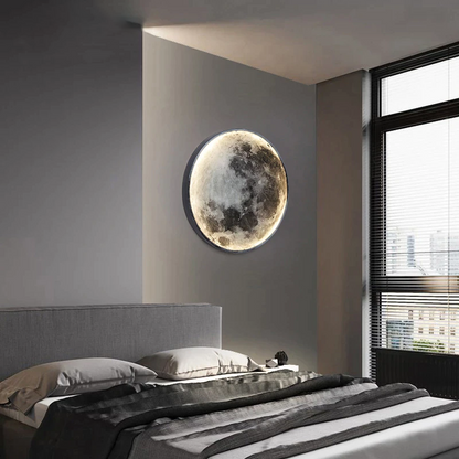 Soft Glow Moon Wall Lamp for Bedroom Ambient Lighting