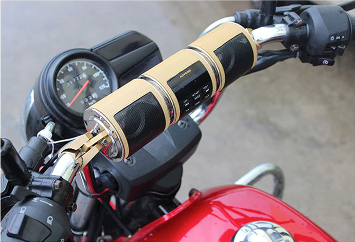 Heavy Duty Bike Handlebar Speakers - Halri