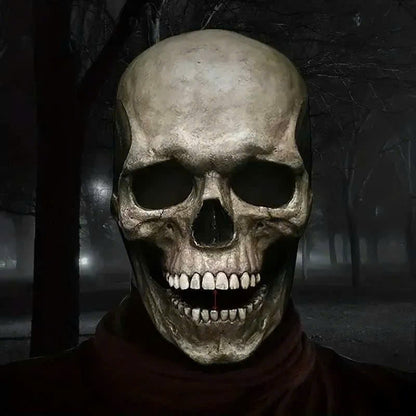 Flexible Halloween Skull Mask, Soft and Lightweight Design - Halri